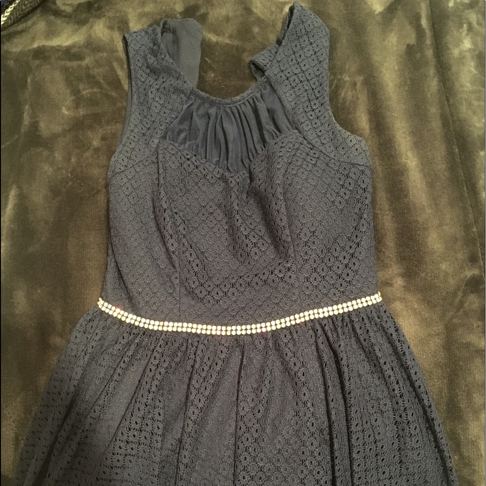 Pretty navy blue dress